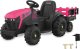 Jamara Jamara Ride-on Traktor Super Load mit Anhänger 12V pink 11