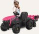 Jamara Jamara Ride-on Traktor Super Load mit Anhänger 12V pink 9