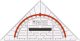 Faber-Castell FABER-CASTELL Geometrie-Dreieck klein mit Griff 14cm 3