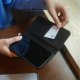 Moshi Moshi Overture MagSafe - Skórzane etui 3w1 z klapką iPhone 15 Pro (Midnight Black) 8