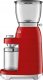 Młynek do kawy Smeg Smeg CGF11RDEU mlýnek na kávu, 150 W, nastavitelná hrubost, nerezový mlýnek, nádoba z tritanu, červený 1