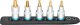 Hazet Hazet SmartRail 1/2 socket set TORX, 5 pieces (black, T30 - T55, short) 2