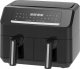 Frytkownica beztłuszczowa Emerio Emerio Heißluftfritteuse, Smart Fryer, 3,6+3,6L, Cool touch 2