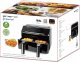 Frytkownica beztłuszczowa Emerio Emerio Heißluftfritteuse, Smart Fryer, 3,6+3,6L, Cool touch 6