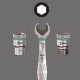 Wera Wera Kraftform Kompakt 400 RA Set 2, with ratchet function, socket wrench (black/green, 1/4, 9 pieces, with ball lock) 6