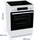Kuchenka Gorenje GEC6C40WD, cooker (white) 8