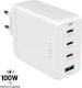 Ładowarka Fixed Ładowarka sieciowa FIXED GaN Travel Charger - 3xUSB-C; 1xUSB-A 100W biała - Gwarancja bezpieczeństwa. Proste raty. Bezpłatna wysyłka od 170 zł. 2