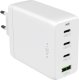 Ładowarka Fixed Ładowarka sieciowa FIXED GaN Travel Charger - 3xUSB-C; 1xUSB-A 100W biała - Gwarancja bezpieczeństwa. Proste raty. Bezpłatna wysyłka od 170 zł. 3