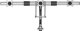 Equip Uchwyt biurkowy na 3 monitory 17" - 27" (650162) 3