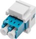 Digitus DIGITUS LWL Kupplung LC->LC Singlemode Duplex Keystone-Modul 1
