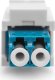 Digitus DIGITUS LWL Kupplung LC->LC Singlemode Duplex Keystone-Modul 3