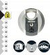 MasterLock Master Lock Padlock 2-Disc Stainless Steel (70mm) M40E 7