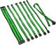 Kolink Kolink Core Pro Braided Cable Extension Kit 12V-2x6 Type 2 - Venom Green 1