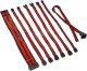 Kolink Core Pro Braided Cable Extension Kit 12V-2x6 Type 2 - Jet Black/Racing Red 1