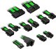 Kolink Kolink Core Pro Braided Cable Extension Kit 12V-2x6 Type 1 - Venom Green 1