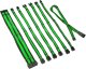 Kolink Kolink Core Pro Braided Cable Extension Kit 12V-2x6 Type 1 - Venom Green 2