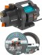Gardena GARDENA garden pump 3000/4 BASIC set (turquoise/black, 600 watts, including suction set, classic hose) 2