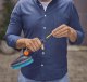 Gardena GARDENA Cleansystem hand brush M hard, washing brush (grey/turquoise, all-round soft plastic strip) 4