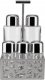 Alessi Cactus Condiment Set - oil,vinegar,S+P,spices MSA16 15