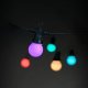 Lite Bulb Moments LBM 14m Smart Outdoor Light Chain - 15 x Globe 5cm 1