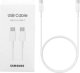 Kabel USB Samsung datový kabel EP-DA905BWE, USB-C, 3A, délka 1 m, bílá, (bulk) 1