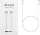 Kabel USB Samsung datový kabel EP-DA905BWE, USB-C, 3A, délka 1 m, bílá, (bulk) 5