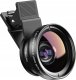 Apexel Zestaw 2w1 Obiektyw Filtr Makro 12.5x Oraz Wide Angle 0.45x Do Telefonu / Apl-0.45wm 2