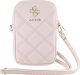 Guess Guess Zip Quilted 4G - Torebka na telefon (różowy) 2