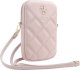 Guess Guess Zip Quilted 4G - Torebka na telefon (różowy) 3