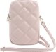 Guess Guess Zip Quilted 4G - Torebka na telefon (różowy) 4
