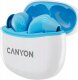 Słuchawki Canyon CANYON Słuchawki dokanałowe TWS-5 Etui Niebieskie 1