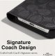 Coach Coach Folio Signature C Case - Etui 2w1 z klapką iPhone 15 Pro (Charcoal) 6