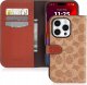 Coach Coach Folio Signature C Case - Etui 2w1 z klapką iPhone 15 Pro (Tan) 1