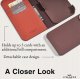 Coach Coach Folio Signature C Case - Etui 2w1 z klapką iPhone 15 Pro (Tan) 4