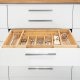 GreenBlue Rozsuwany bambusowy organizer na sztućce GreenBlue, 325-500x430x45mm, GB379 6