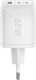 Ładowarka Goobay goobay USB-C fast charger Nano, PD, GaN, 65 watts (white, 1x USB-A, 2x USB-C PD, Charge 3.0) 4