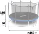 Trampolina ogrodowa Neo-Sport NS-15W241 z siatką wewnętrzną 15 FT 465 cm 3