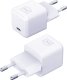 Ładowarka 3MK PD GaN 25W - Hyper Charger Biała + Kabel USB-C 3