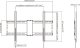 Vision Uchwyt ścienny na monitor 37" - 70" (VFM-W6X4V/2) 4
