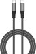 Kabel USB 4smarts USB-C - USB-C 3 m Czarny (456267) 1