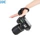 JJC Pasek nadgarstkowy / Grip JJC HS-PRO1P Czerwony z podstawką na aparat 1