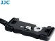 JJC Pasek nadgarstkowy / Grip JJC HS-PRO1P Czerwony z podstawką na aparat 2