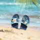 Soxo Klapki Plażowe Premium Unisex SOXO w Kwiaty | Idealne na Lato Wakacje i na Basen | Gumowe 4041 2