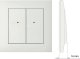 ELKO EP iNELS RF Control  4-kanałowy bezprzewodowy łącznik, komplet biały z serii BASE - RFWB-40/G 2