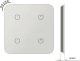 ELKO EP SZKLANY 4-kanałowy bezprzewodowy łącznik iNELS RFCONTROL - RFGB-240/W WHITE ROUND 1