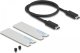 Kieszeń Delock Delock - Speichergehause - M.2 - M.2 NVMe Card - Thunderbolt 3, Thunderbolt 4, USB4 - Silber 3