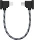 BRDRC KABEL NYLONOWY OTG DO KONTROLERA DRONA DJI MAVIC AIR 2 MINI 2 3 4 PRO -  IPHONE LIGHTNING 15CM 1