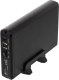 Kieszeń Deltaco HDD dėžutė DELTACO SATA 3.5" USB 3.0, juoda / MAP-GD33U3 1