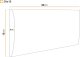 Ravio Panel tapicerowany - Tkanina Fancy 30x15 5