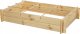 Wamar-Sosenka Drewniana grządka podwyższana ZP05 /80x118cm/ Naturalna Drewno Sosnowe 2